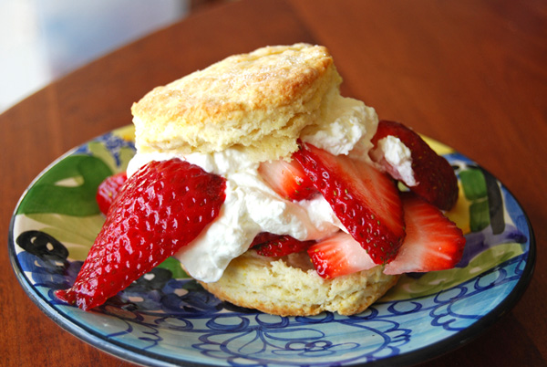 Post image for Strawberry Shortcakes with Meyer Lemon Buttermilk Biscuits