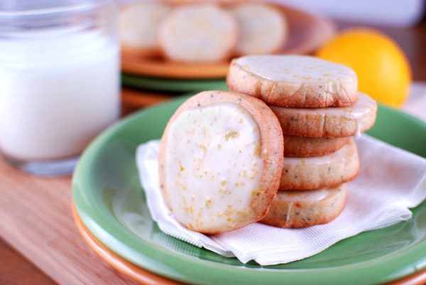 Post image for Glazed Meyer Lemon and Poppy Seed Cookies