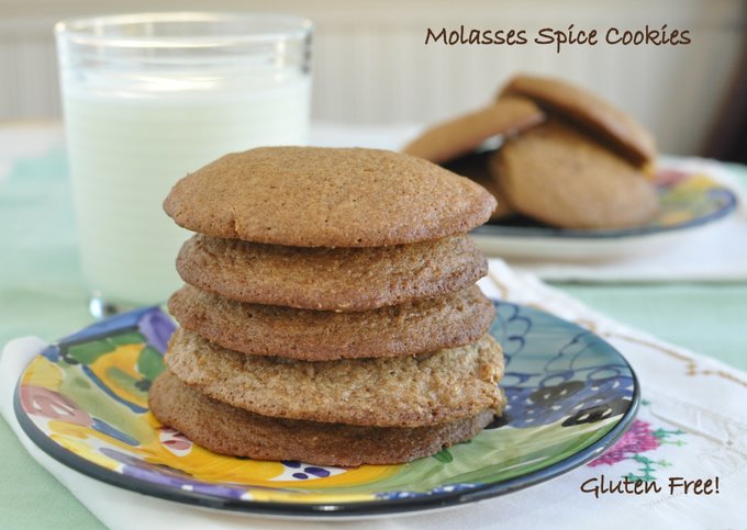 Post image for Molasses Spice Cookies (Gluten Free)