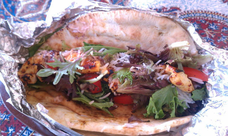 chickenshish Chicken Shish Kabob Sandwich
