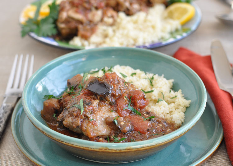 chickenjam3 Chicken with Eggplant Tomato Jam