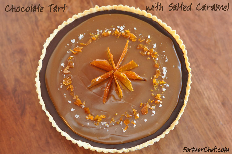 Chocolate Tart with Salted Caramel