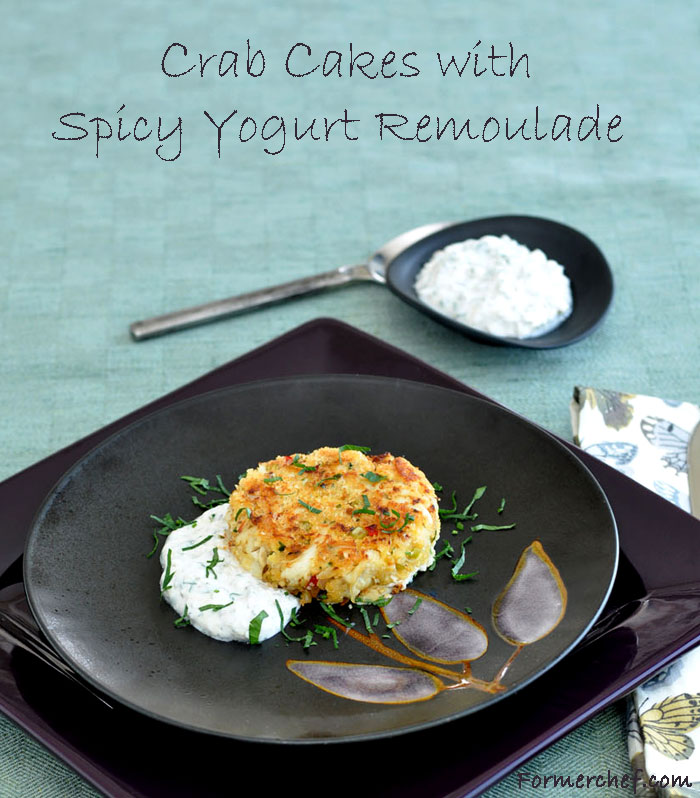 Post image for Crab Cakes with Spicy Yogurt Remoulade