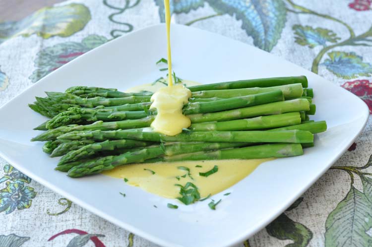 Asparagus Hollandiase and All About Emulsified Sauces