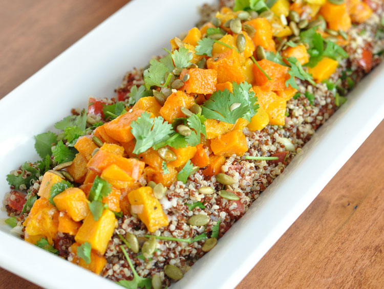 Post image for Roasted Butternut Squash and Quinoa